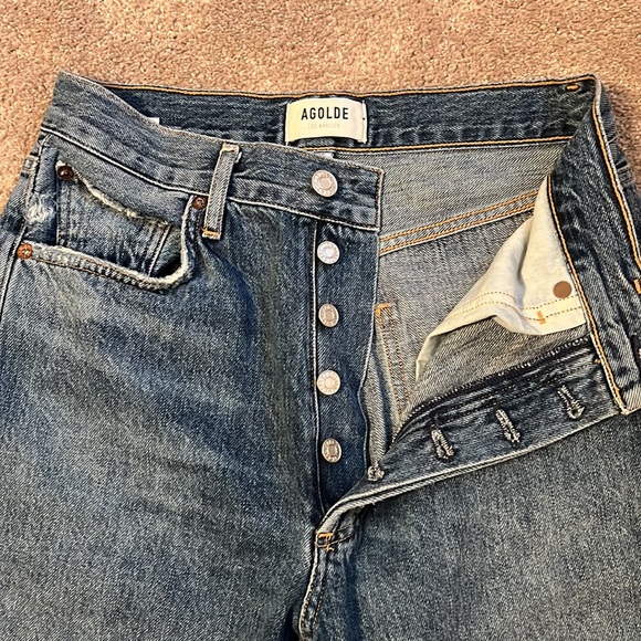 AGOLDE Riley High Rise Straight Crop - Picture 6 of 9